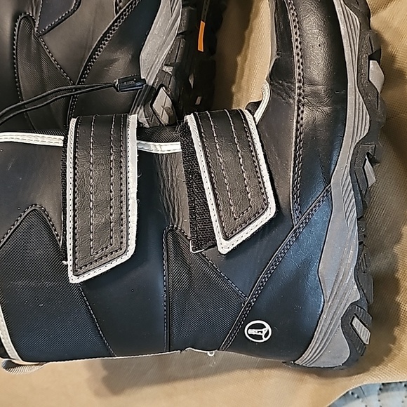 Lands' End Boots Kids Black Snow/Winter Boots - Picture 2 of 7